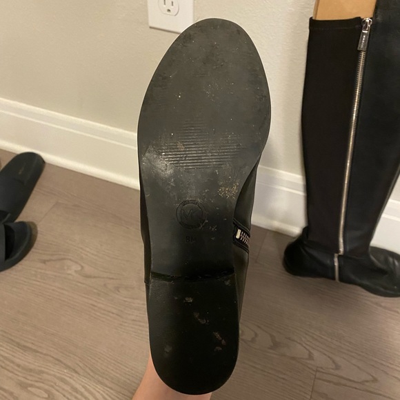 Michael Kors Bromley Leather Riding Boots - Picture 4 of 5